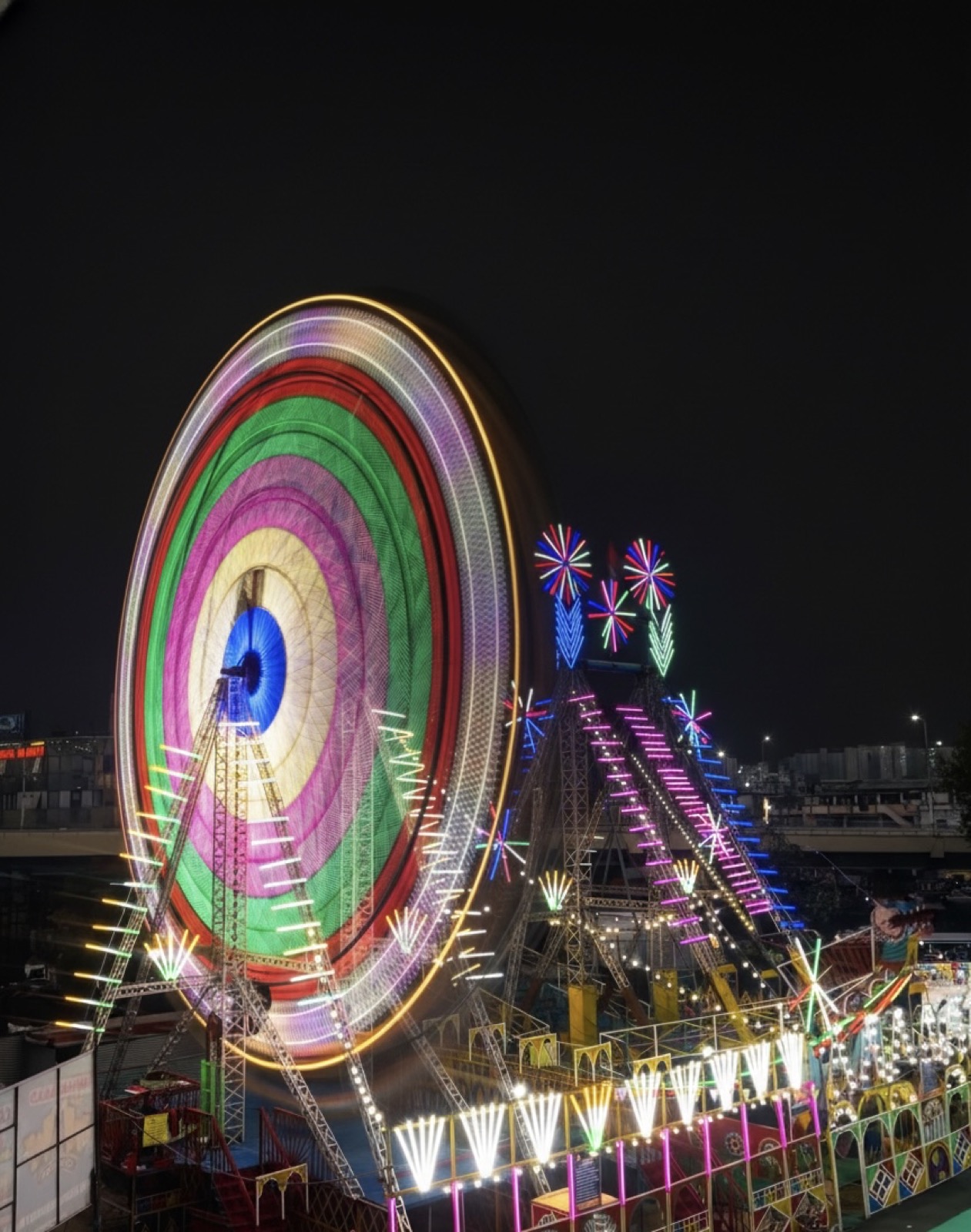 After Dark album cover — ferris wheel long exposure
